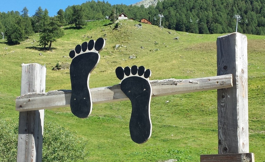 Sentier pieds nus de&nbsp;Siviez