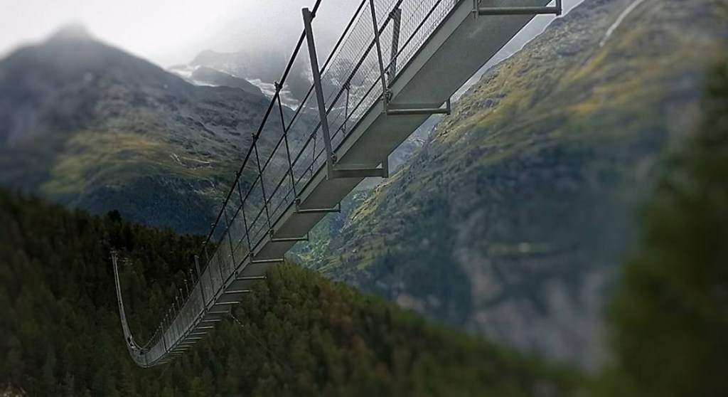 Randa – Passerelle suspendue –&nbsp;Randa