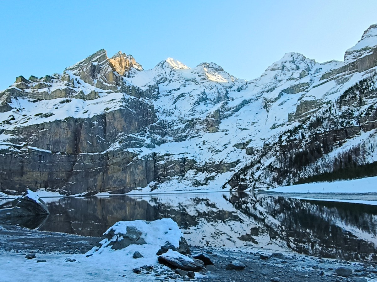 Kandersteg : Boucle au Oeschinensee&nbsp;(hivernal)