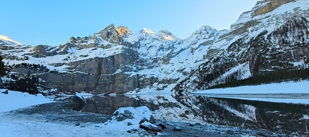 Kandersteg : Boucle au Oeschinensee&nbsp;(hivernal)